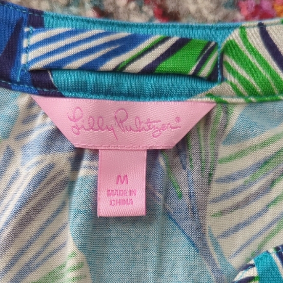 Lill Pulitzer Leaf Print Dress - Picture 3 of 4